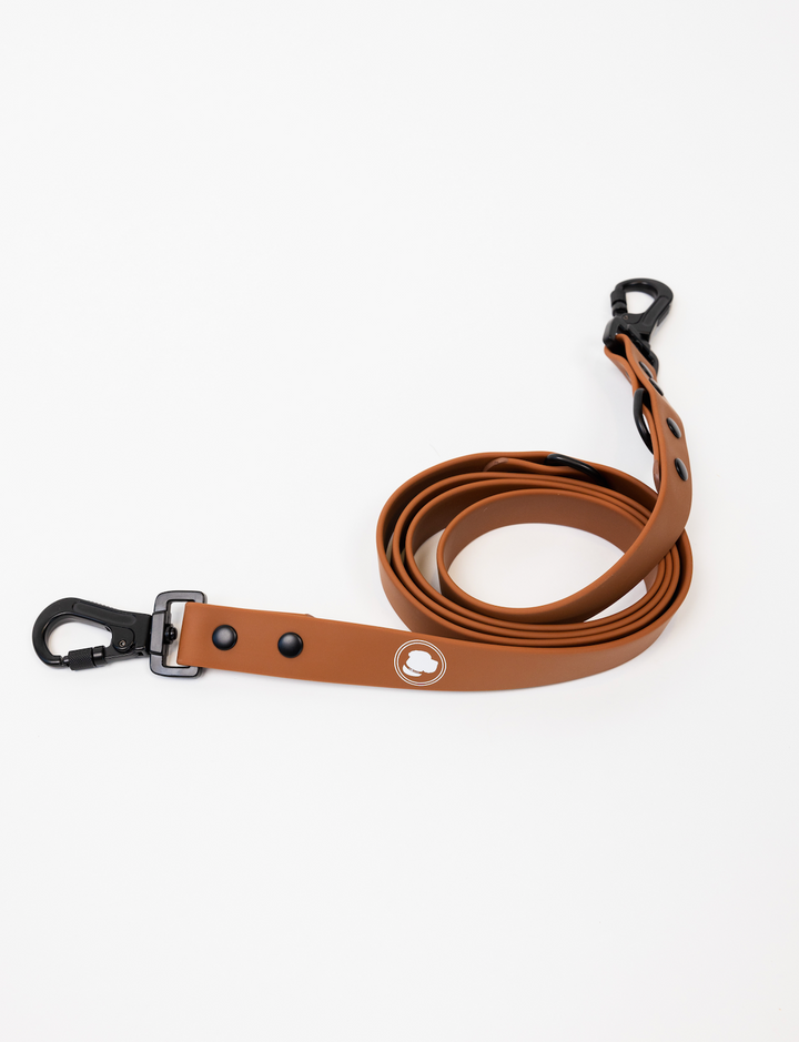 The Modern Dog Company - Coco Brown Leash - - by The Modern Dog Company Store