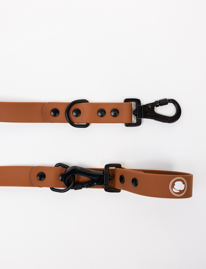 The Modern Dog Company - Coco Brown Leash - - by The Modern Dog Company Store
