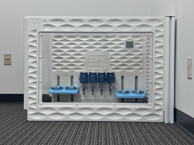 TALL EZclassic Mess Hall Add-On Room Set - Tall 28" height - 38" x 38" x 28" TALL Mess Hall - by EZwhelp