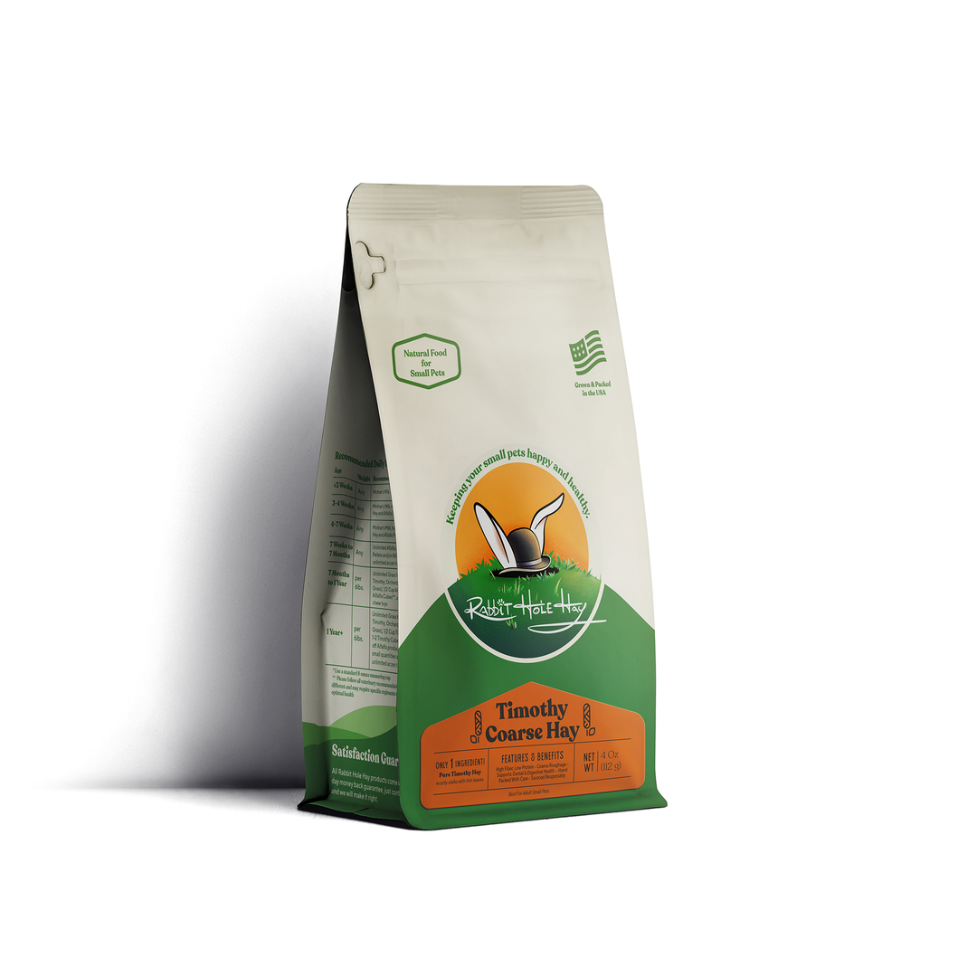 Rabbit Hole Hay Ultra Premium Coarse Timothy Hay - 24 oz - Hay by Rabbit Hole Hay
