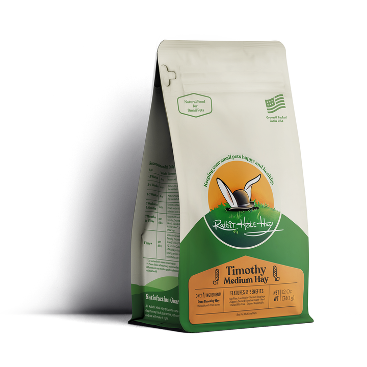 Rabbit Hole Hay Ultra Premium Medium Timothy Hay - 12 oz - Hay by Rabbit Hole Hay
