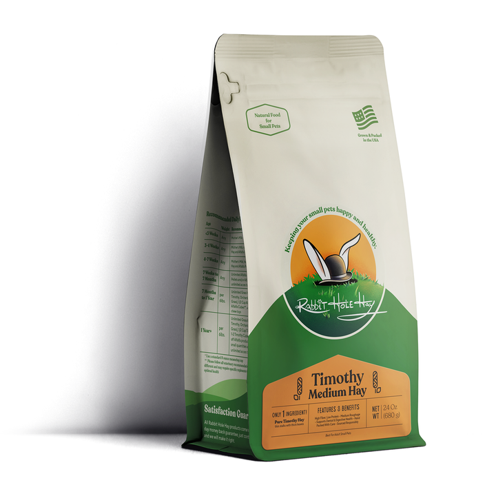 Rabbit Hole Hay Ultra Premium Medium Timothy Hay - 24 oz - Hay by Rabbit Hole Hay