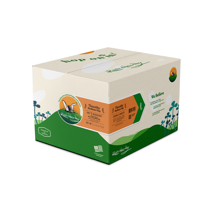 Rabbit Hole Hay Ultra Premium Medium Timothy Hay - 5 lb - Hay by Rabbit Hole Hay