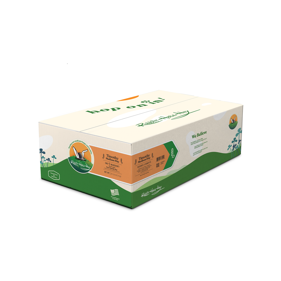 Rabbit Hole Hay Ultra Premium Medium Timothy Hay - 10 lb - Hay by Rabbit Hole Hay
