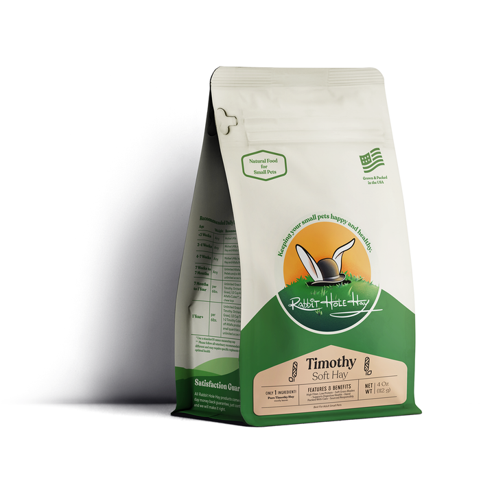 Rabbit Hole Hay Ultra Premium Soft Timothy Hay - 4 oz - Hay by Rabbit Hole Hay