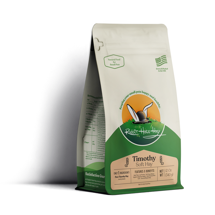 Rabbit Hole Hay Ultra Premium Soft Timothy Hay - 12 oz - Hay by Rabbit Hole Hay