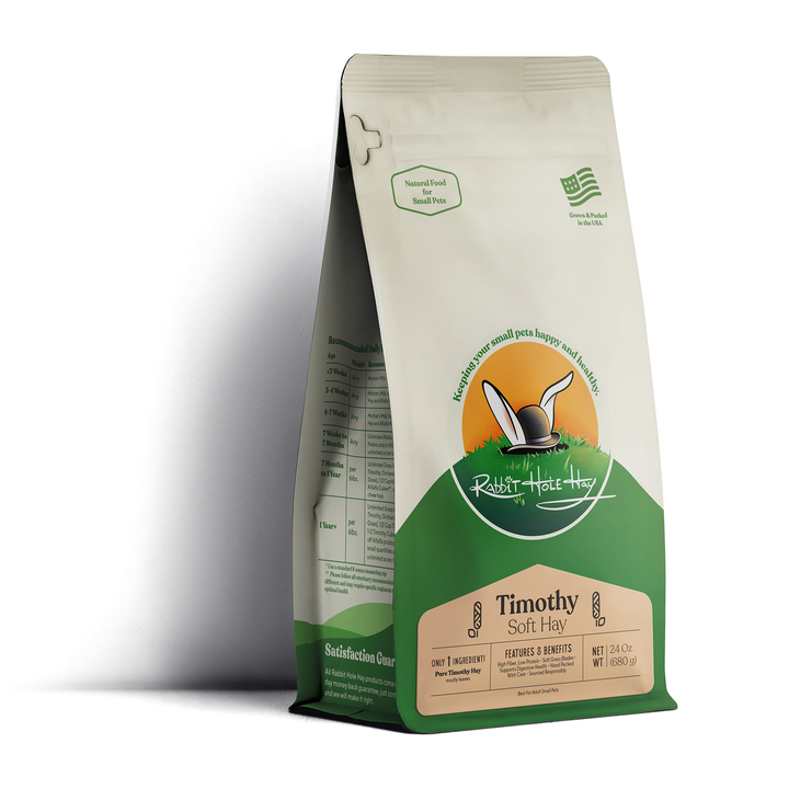 Rabbit Hole Hay Ultra Premium Soft Timothy Hay - 24 oz - Hay by Rabbit Hole Hay