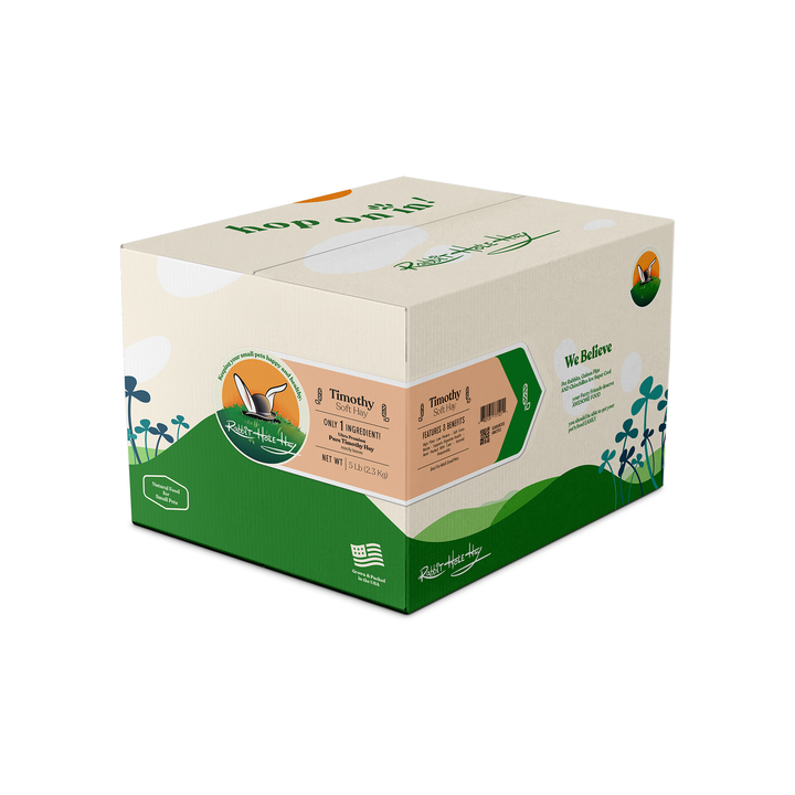 Rabbit Hole Hay Ultra Premium Soft Timothy Hay - 5 lb - Hay by Rabbit Hole Hay