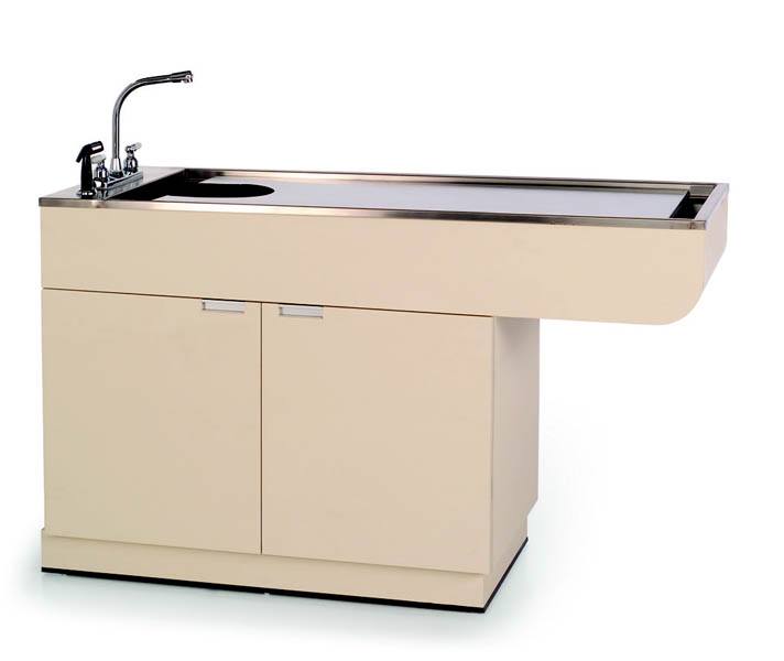 Petlift All-Purpose Wet Table 48″ with Cabinet and Knee Space - - Wet Tables by Petlift