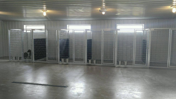 TK Products Complete 5'W Kennel w/8-3” Stainless Steel Bolt Assemblies - - Dog Kennels & Runs by TK Products