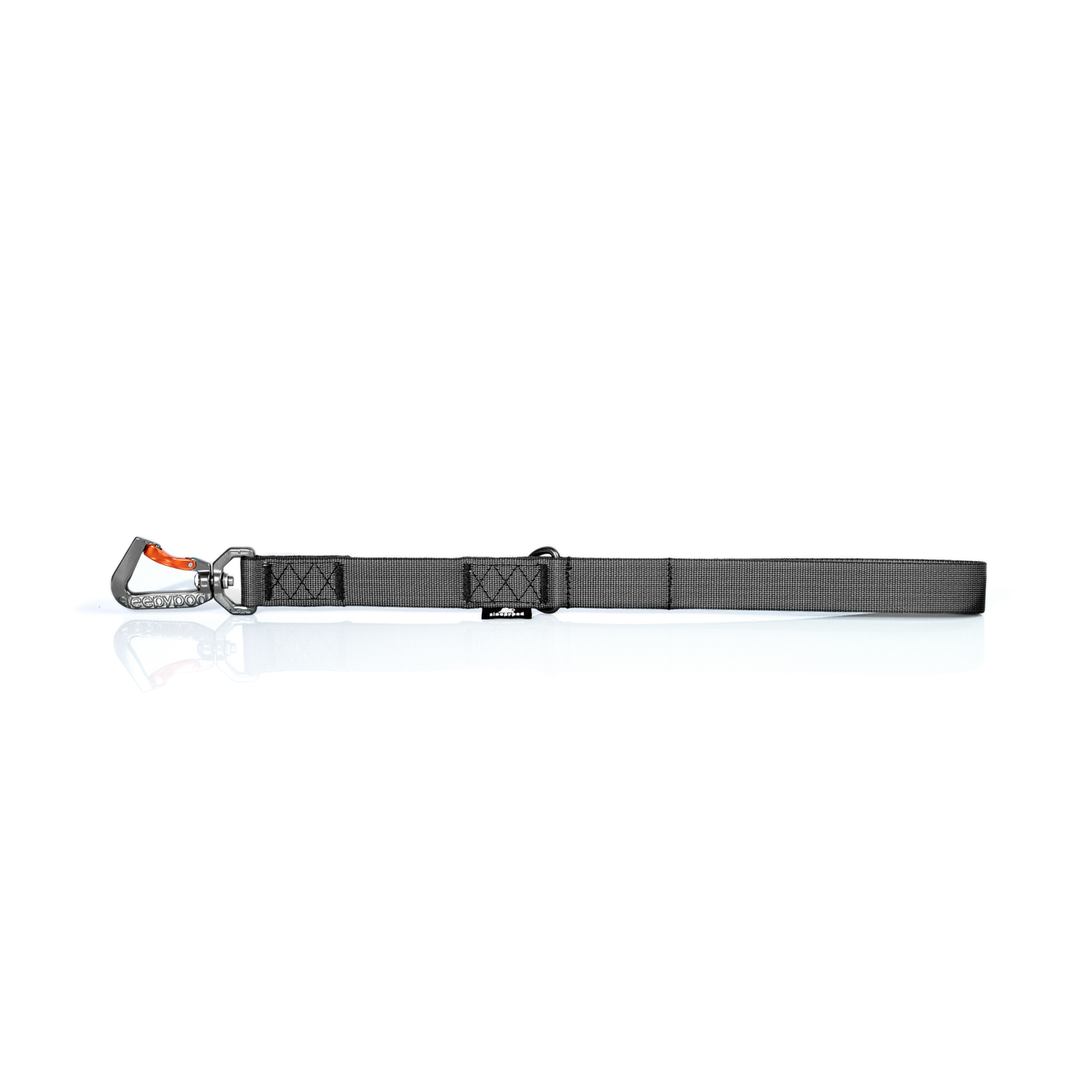Sleepypod Traffic Leash - Charcoal Grey Chromaweave - Leash by Sleepypod