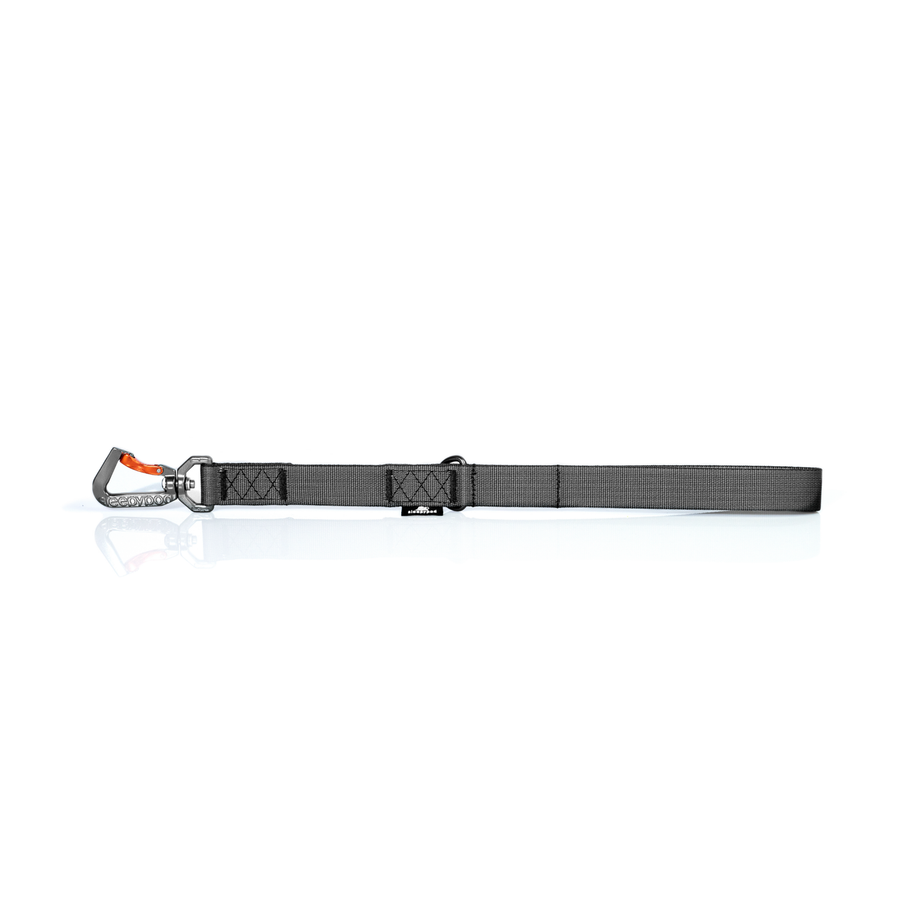 Sleepypod Traffic Leash - Charcoal Grey Chromaweave - Leash by Sleepypod