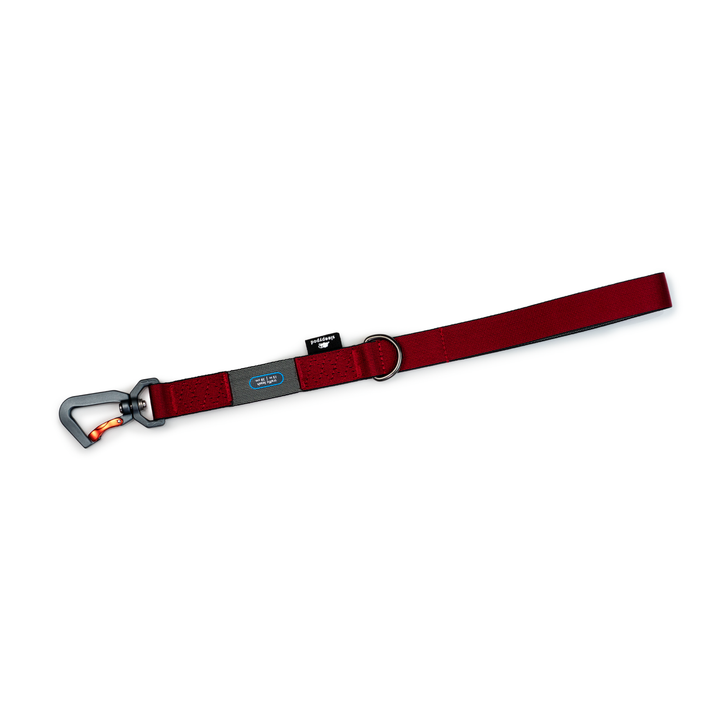 Sleepypod Traffic Leash - Cranberry Red Chromaweave - Leash by Sleepypod