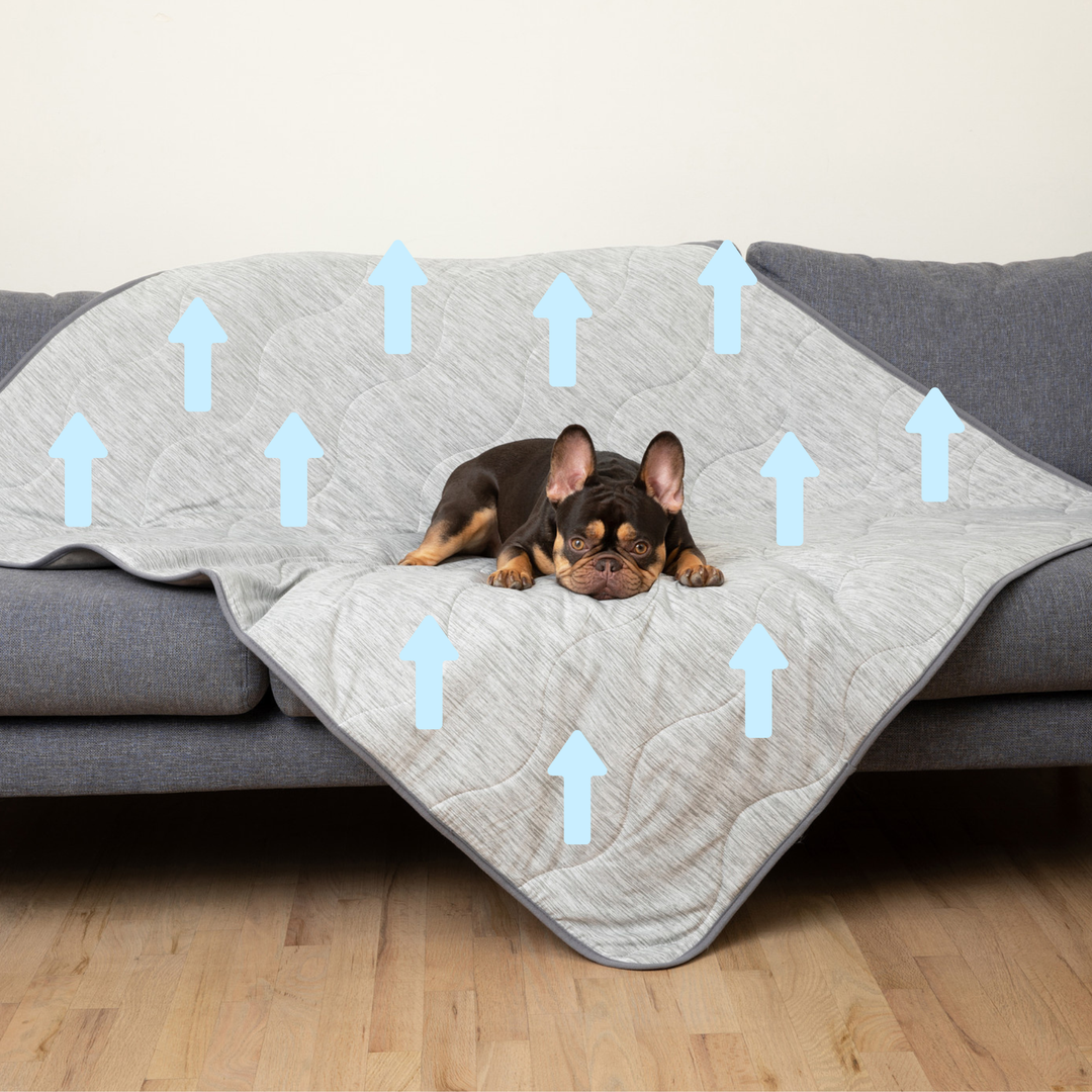 PupChill™ Cooling Waterproof Blanket - Arctic Grey - - by Paw.com