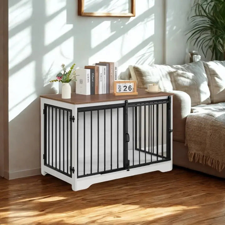 OnePaw AURELIA Luxury Dog Crate - - Furniture Crate by OnePaw Dog Company