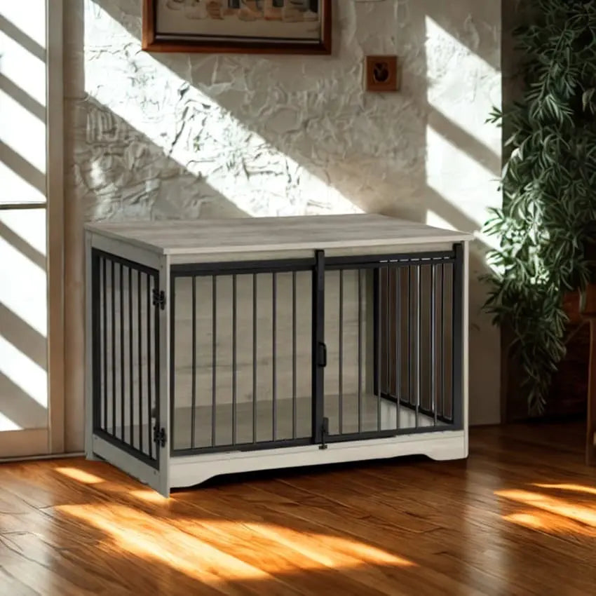 OnePaw AURELIA Luxury Dog Crate - - Furniture Crate by OnePaw Dog Company