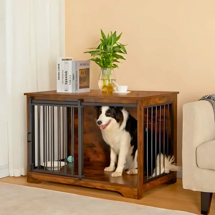 OnePaw AURELIA Luxury Dog Crate - - Furniture Crate by OnePaw Dog Company
