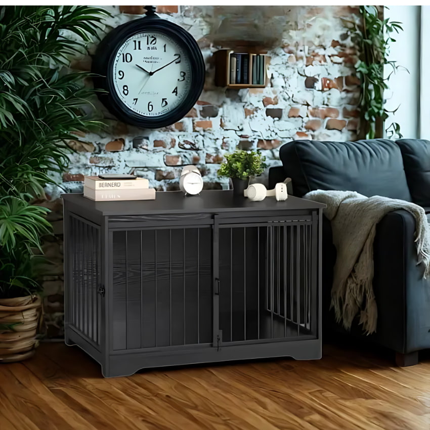 OnePaw AURELIA Luxury Dog Crate - - Furniture Crate by OnePaw Dog Company