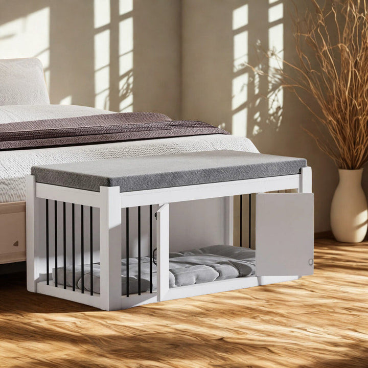 OnePaw IDALIA Luxury Dog Crate - Bench - - Furniture Crate by OnePaw Dog Company