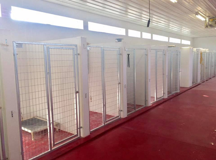 TK Products Door Panel and Stainless Steel Handle - - Dog Kennels & Runs Accessories by TK Products