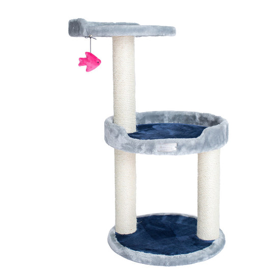 Armarkat 3-Level Cat Scratcher with Plush Perch - - Cat Scratcher by Armarkat
