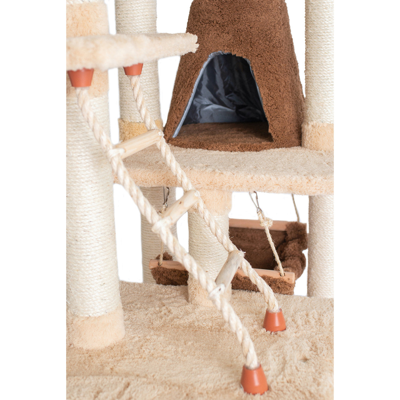 Armarkat 78" Cat Tree with Playhouse and Basket - - Cat Tree by Armarkat