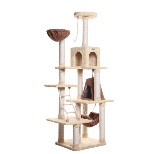 Armarkat 78" Cat Tree with Playhouse and Basket - - Cat Tree by Armarkat
