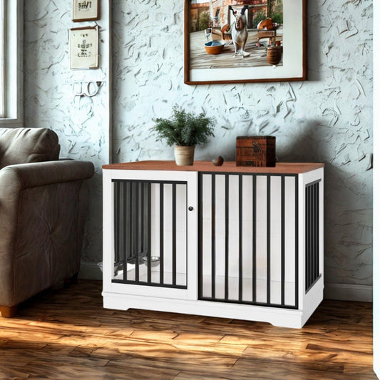 OnePaw ORION Modern Wooden Dog Crate - - Furniture Crate by OnePaw Dog Company