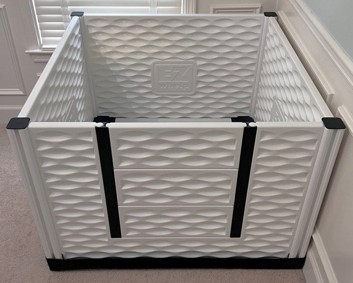 EZclassic TALL Whelping Box w/Rails - - Whelping Box by EZwhelp