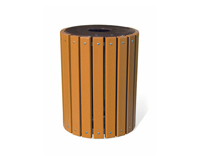 BarkPark Recycled Tidy Up Trash Receptacle Kit - Cedar - by BarkPark