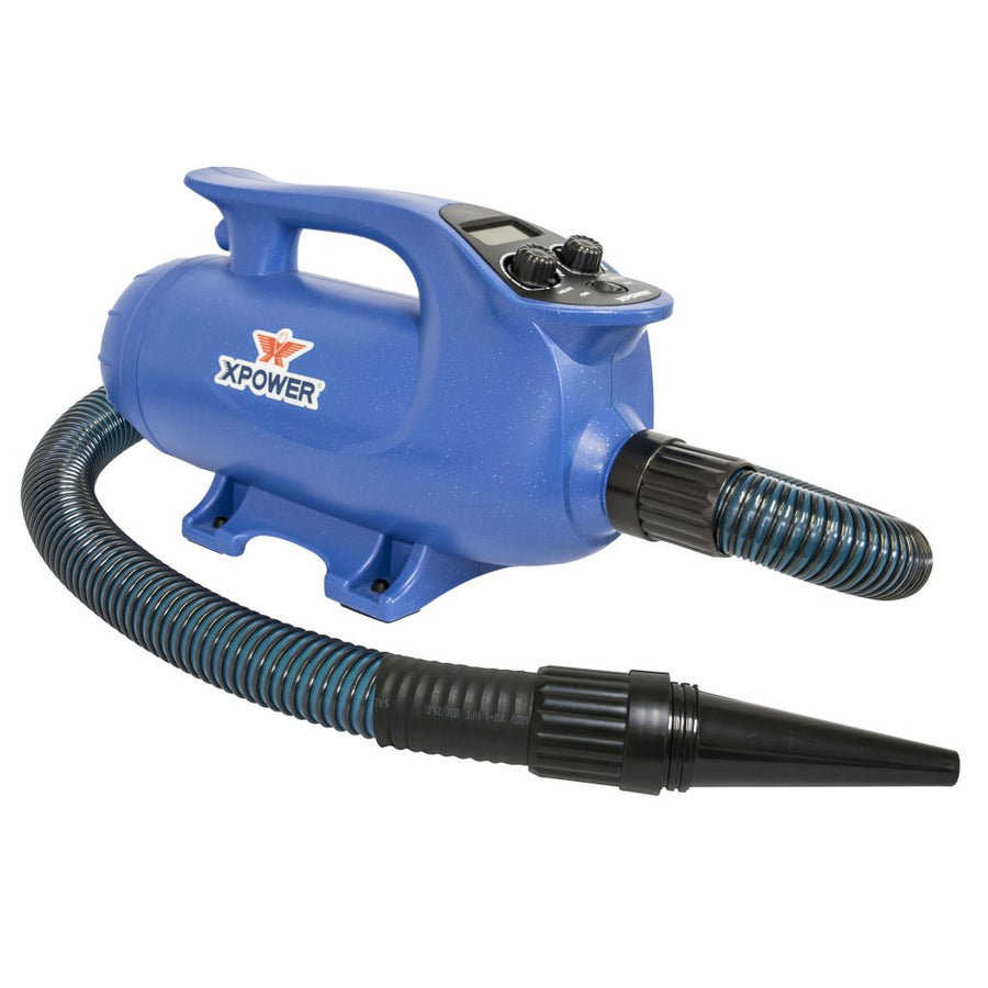XPOWER B-8 Professional Pet Grooming Carbon Dust Free Force Dryer - - Pet dryers by XPOWER