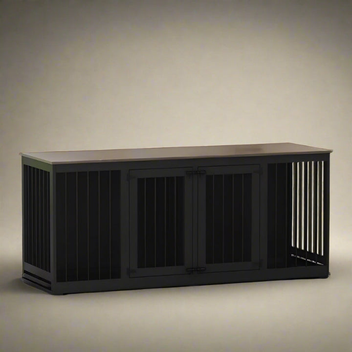 OnePaw LIVIA Furniture Dog Crate - Black - Furniture Crate by OnePaw Dog Company