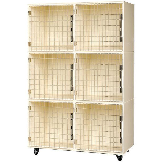 Petlift Professional Veterinary & Grooming Cage Banks - 6 Units - - Cage Banks by Petlift