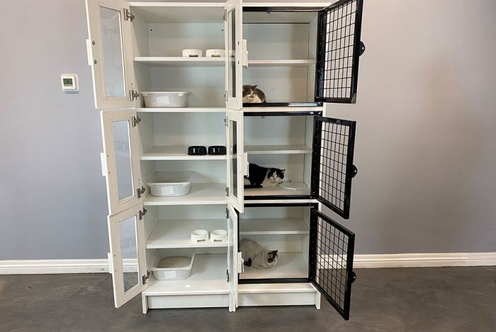 K9 Kennel Store Double Unit Cat Stax - - Cat Unit by K9 Kennel Store