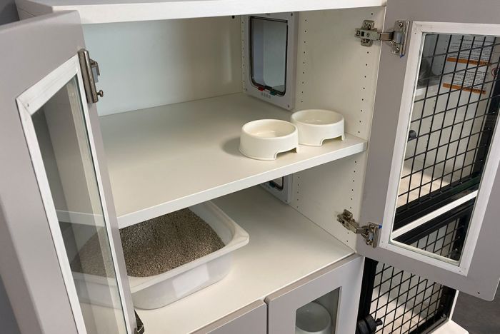 K9 Kennel Store Double Unit Cat Stax - - Cat Unit by K9 Kennel Store