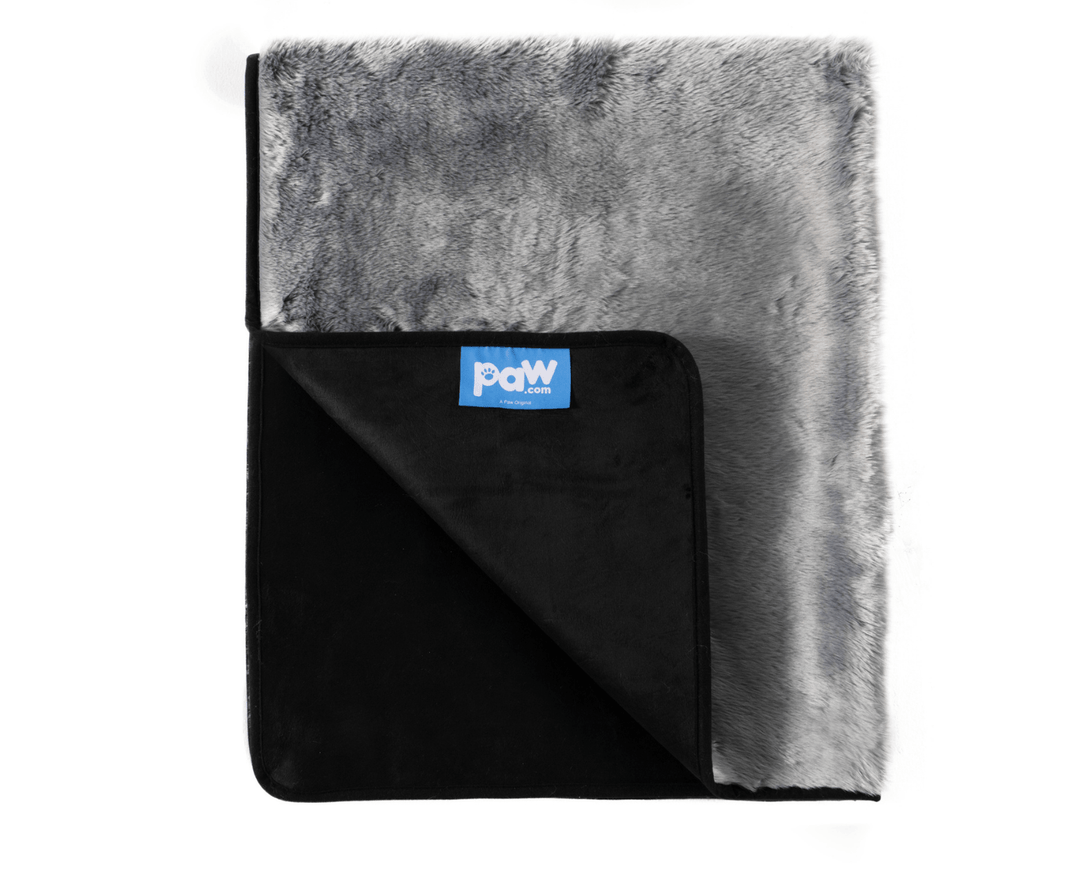 PupProtector™ Short Fur Waterproof Throw Blanket - Charcoal Grey - - Dog Blanket by Paw.com