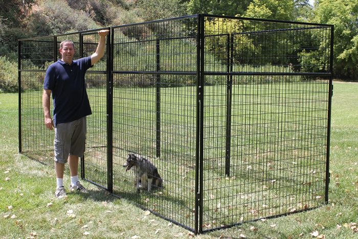 K9 Kennel Store Basic 7' Tall Wire Kennel (Powder-Coated) - - Dog Kennels & Runs by K9 Kennel Store