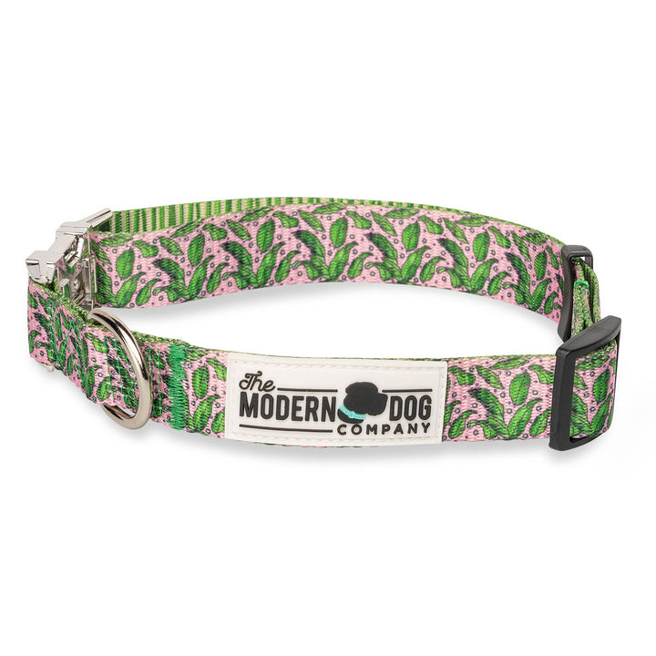 The Modern Dog Company - Pink Tropics Collar - - by The Modern Dog Company Store