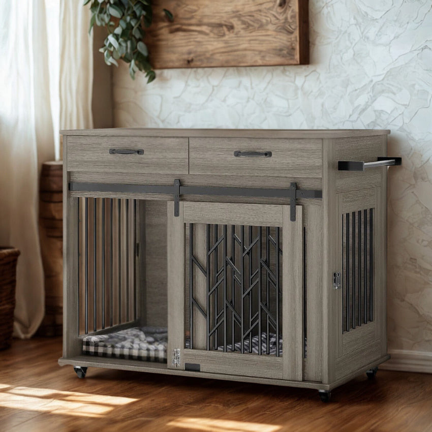 OnePaw ORSA Furniture Dog Crate - - Furniture Crate by OnePaw Dog Company