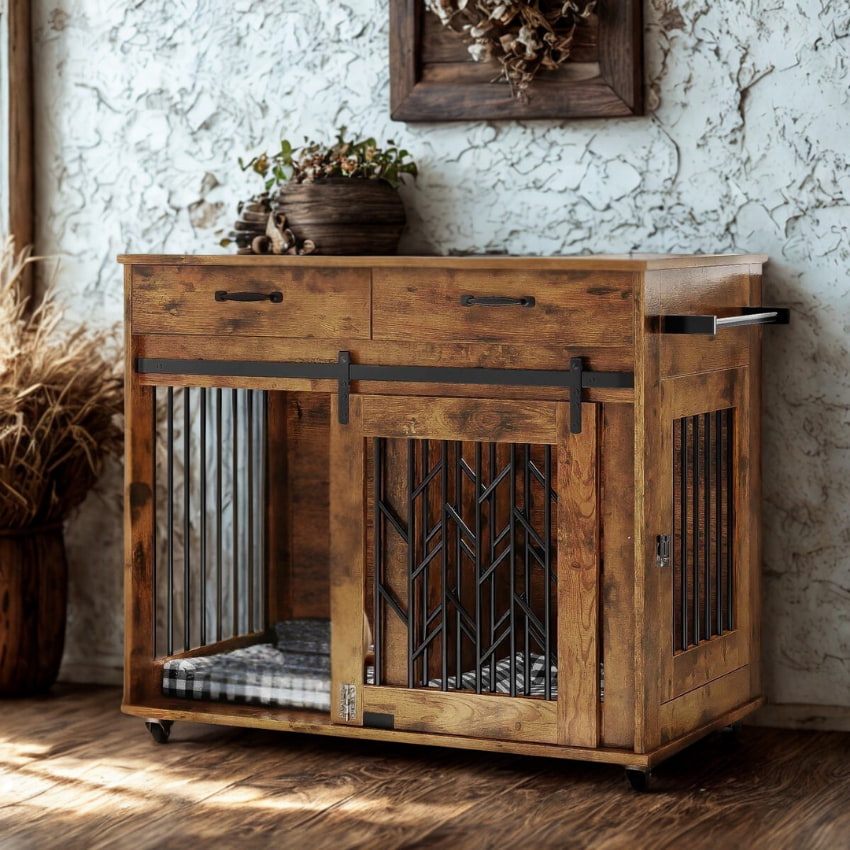 OnePaw ORSA Furniture Dog Crate - - Furniture Crate by OnePaw Dog Company