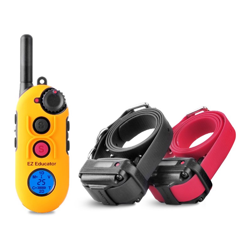 E-Collar EZ-902 2 Dog Easy Educator 1/2 Mile Remote Dog Trainer - - Training collars by E-Collar Technologies