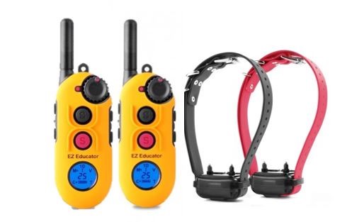 E-Collar EZ-902 2T 2-Dog Easy Educator with 2 Transmitters - - Training collars by E-Collar Technologies