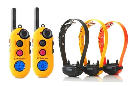 E-Collar EZ-903 2T 3-Dog Easy Educator with 2 Transmitters - - Training collars by E-Collar Technologies