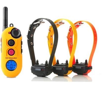 E-Collar EZ-903 3 Dog Easy Educator 1/2 Mile Remote Dog Trainer - - Training collars by E-Collar Technologies