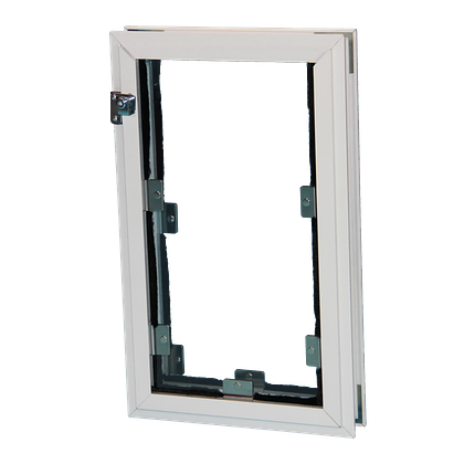 Hale Door Mounted Pet Door - White - Pet doors by Hale Pet Door