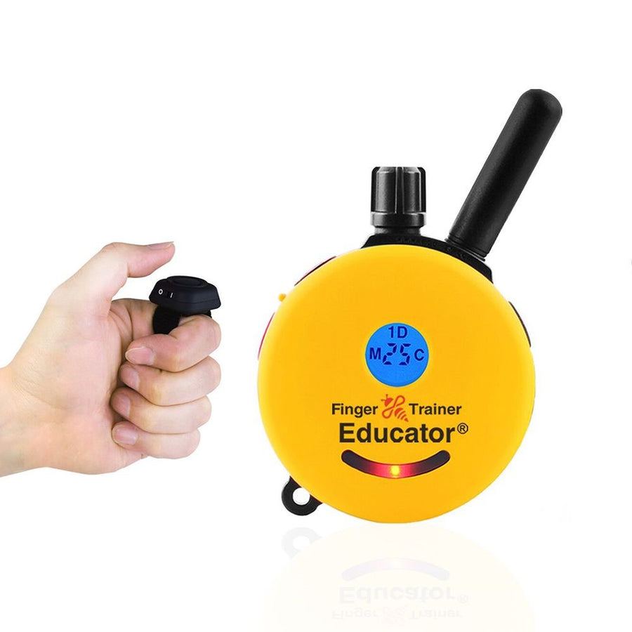 E-Collar Finger Trainer Transmitter and Button - - E-Collar Transmitter by E-Collar Technologies