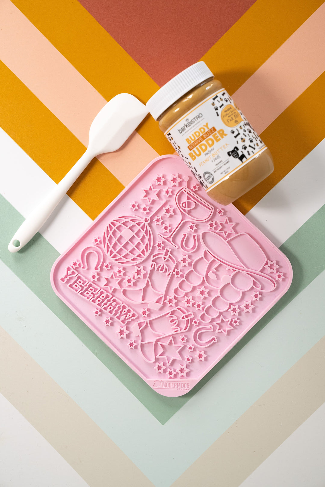 The Modern Dog Co. - Disco Cowgirl Lick Mat - - by The Modern Dog Company Store