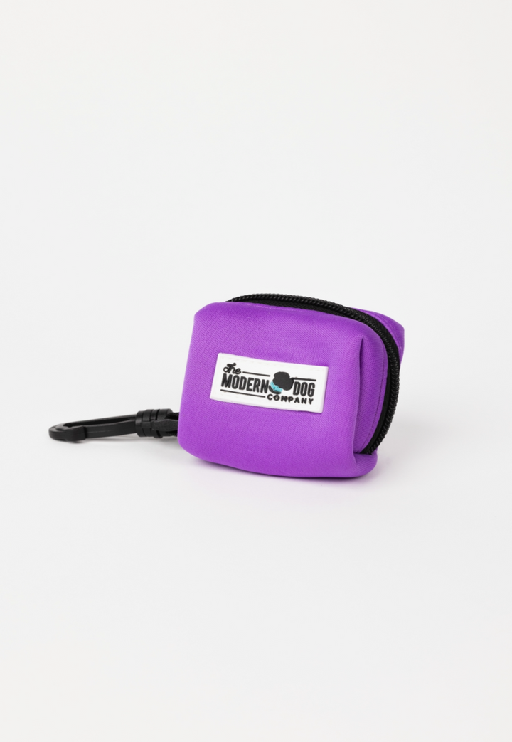 The Modern Dog Company - Electric Fuschia Poop Bag Holder - - by The Modern Dog Company Store