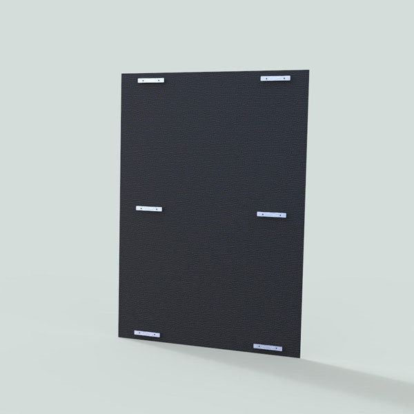 TK Products Kennel Isolation Panel HDPE - 57″x48″ Black - Dog Kennels & Runs Accessories by TK Products