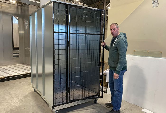 K9 Kennel Store Quick N Clean Galvanized Kennel Pod - - Dog Kennels & Runs by K9 Kennel Store